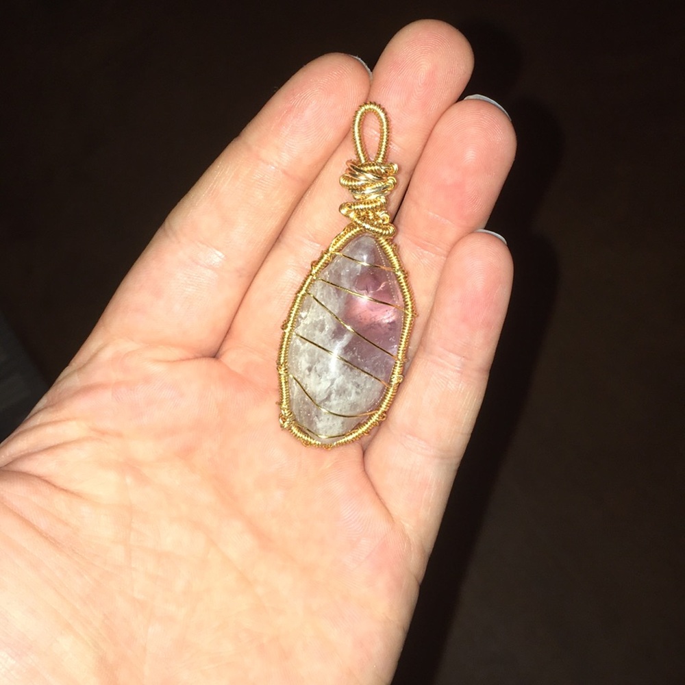 Hand wrapped pendant